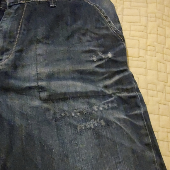 NWOT Pull & Bear denim pants blue - Picture 3 of 6
